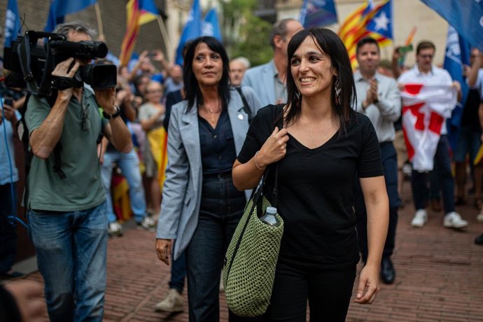 Archivo - La líder d'Aliança Catalana i alcaldessa de Ripoll (Girona), Sílvia Orriols