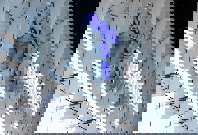 Fachada de la sede de Telefónica