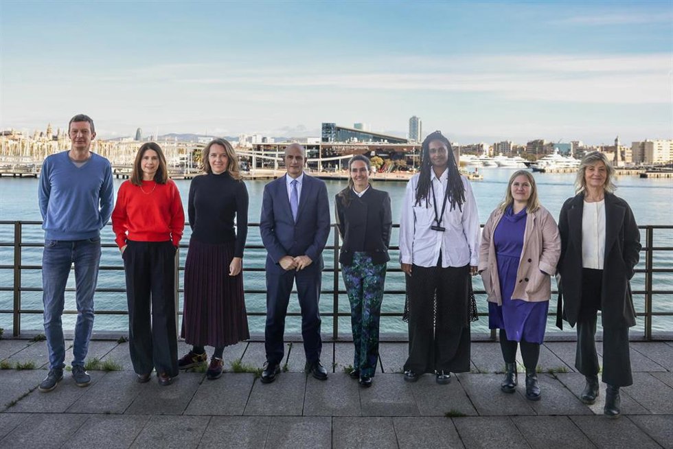 El equipo del Port Vell y del Festival Art Explora.