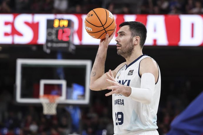 Pierre Oriola durante un partido del BAXI Manresa