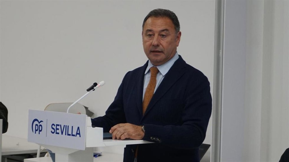 Archivo - El presidente del PP de Sevilla, Ricardo Sánchez.