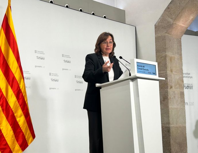 La consellera de Territori i portaveu de la Generalitat, Sílvia Paneque