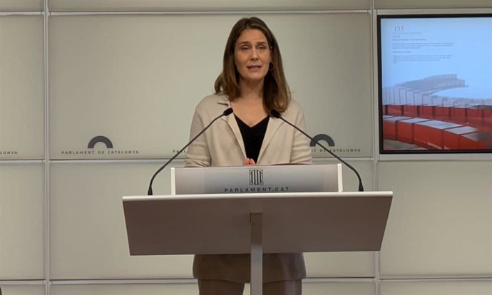 La presidenta de los Comuns en el Parlament, Jéssica Albiach