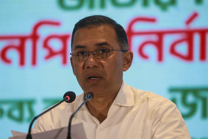 El líder del Partido Nacionalista de Bangladesh (BNP), Tarique Rahman.