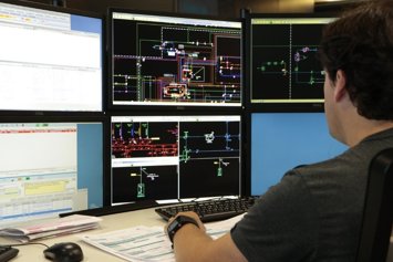 Control de la red de Endesa.