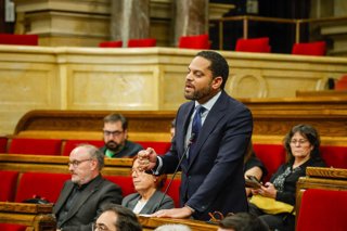 Archivo - El secretari general de Vox i líder del partit a Catalunya, Ignacio Garriga