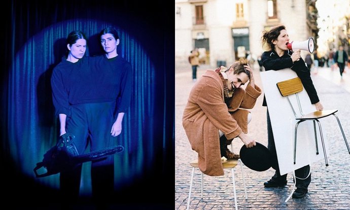 Imágenes de los dos espectáculos