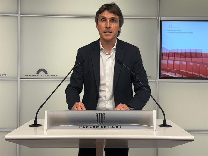 El portavoz de Junts en el Parlament, Salvador Vergés