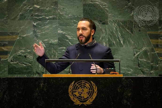 Archivo - El presidente de El Salvador, Nayib Bukele.