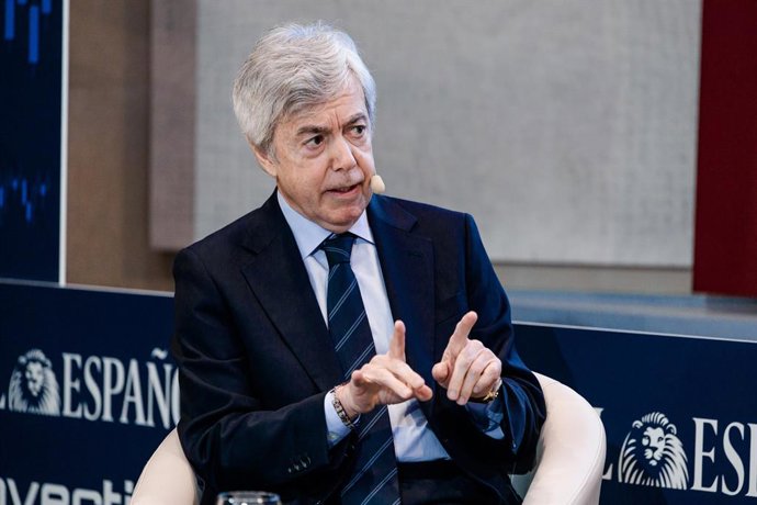 El presidente ejecutivo de Renta 4 Banco, Juan Carlos Ureta, durante el VI Observatorio de las Finanzas, en la Universidad Camilo José Cela, a 17 de febrero de 2026, en Madrid (España). 