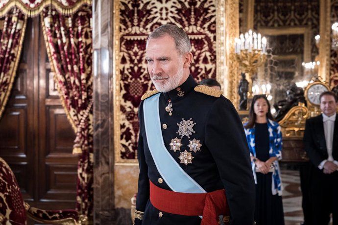 Archivo - El Rey Felipe VI recibe las Cartas Credenciales de los nuevos embajadores, en el Palacio Real de Madrid, a 18 de diciembre de 2025, en Madrid (España). El Rey recibe hoy las Cartas Credenciales de los nuevos embajadores de la Santa Sede, Noruega