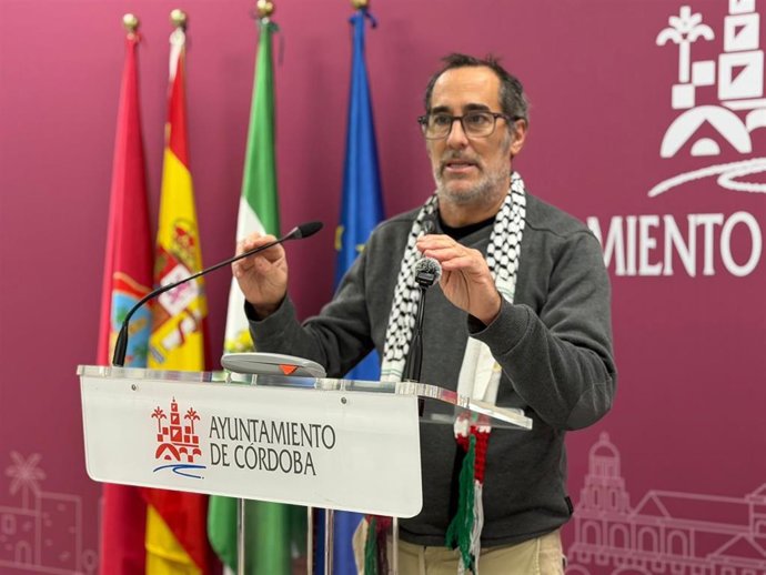 Archivo - El portavoz de Hacemos Córdoba en el Ayuntamiento de la capital, Juan Hidalgo.