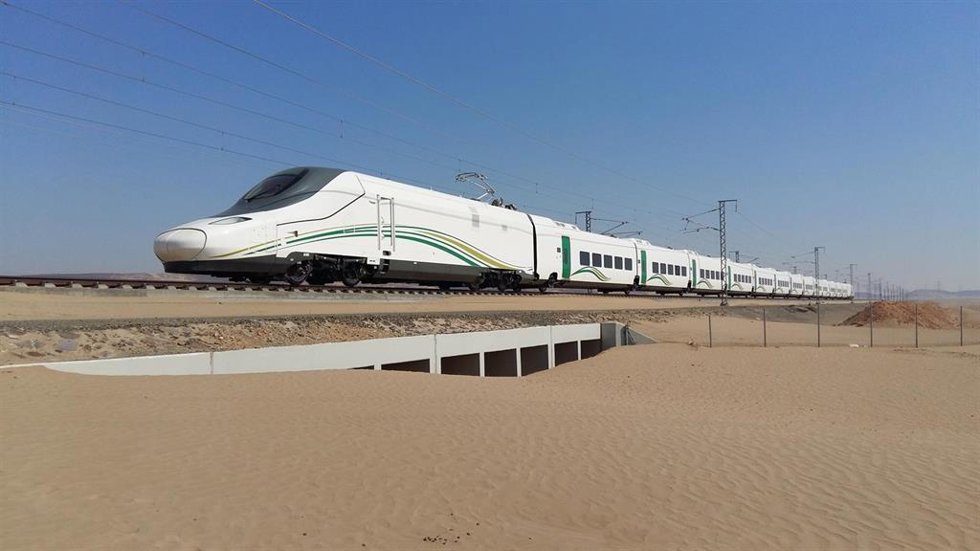Tren de alta velocidad de Talgo.