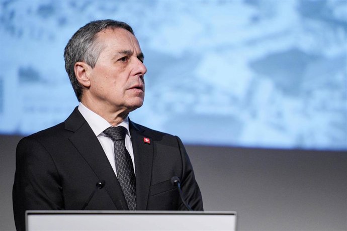 Archivo - El ministro de Exteriores de Suiza, Ignazio Cassis