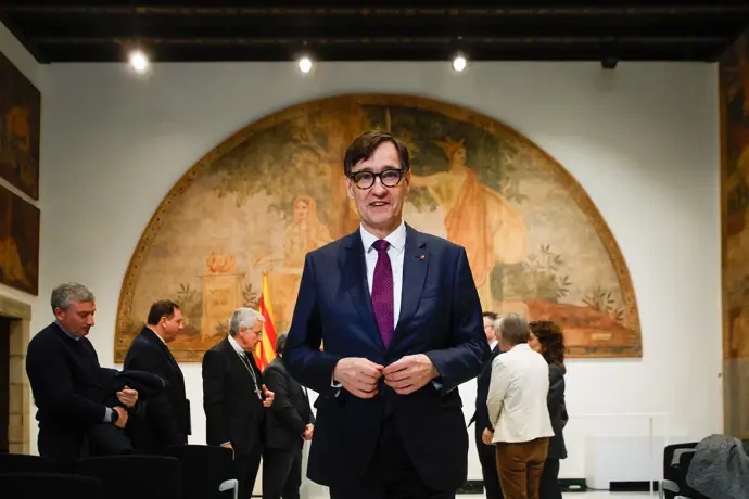 El presidente de la Generalitat, Salvador Illa, en una imagen de archivo.