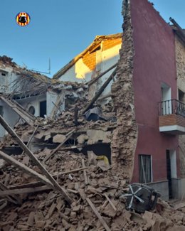 Imagen del derrumbe en Puçol