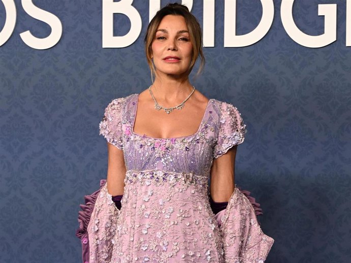 Mar Flores en la fiesta de presentación de la nueva temporada de 'Los Bridgerton'