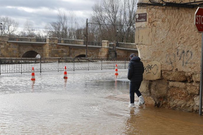 Inundaciones provocadas por el desbordamiento del río Duero, a 14 de febrero de 2026.