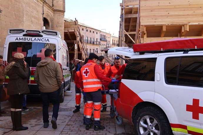 Dispositivo de la organización durante el Carnaval del Toro.