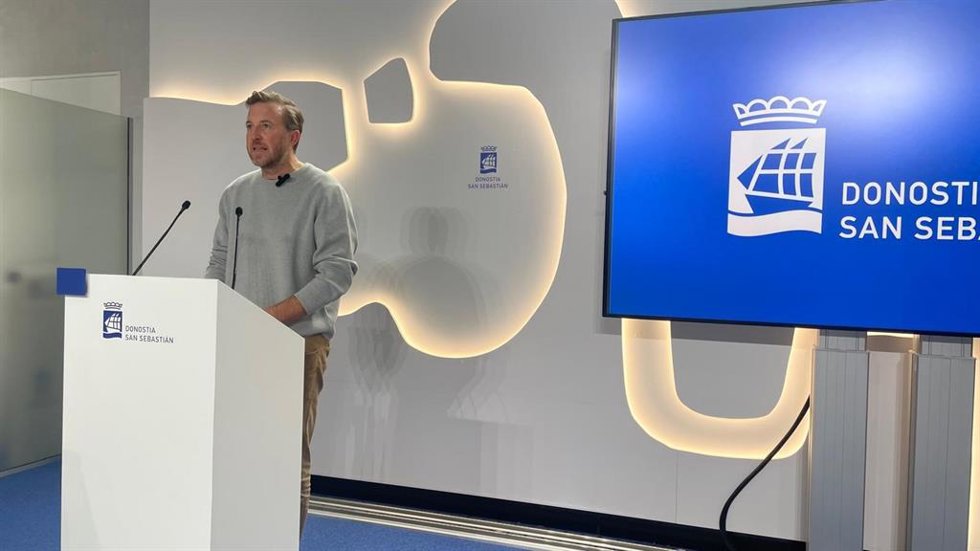 Archivo - El portavoz del PP en el Ayuntamiento de San Sebastián, Borja Corominas