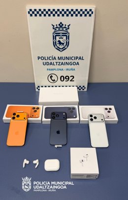 Imagen de los bienes interceptados