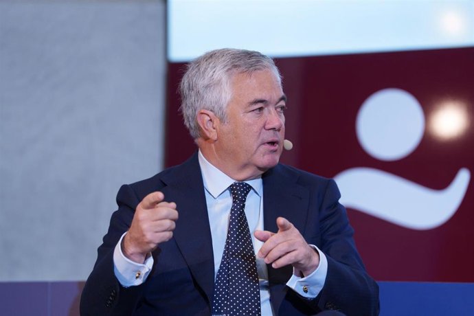 Archivo - El CEO de Abante, Santiago Satrústegui, interviene en el V Observatorio de las Finanzas organizado por El Español e Invertia, en el auditorio de la Universidad Camilo José Cela de la sede de Almagro, a 19 de marzo de 2025, en Madrid (España).
