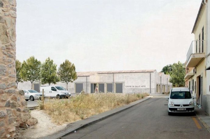 Proyección del futuro centro de salud de Artà