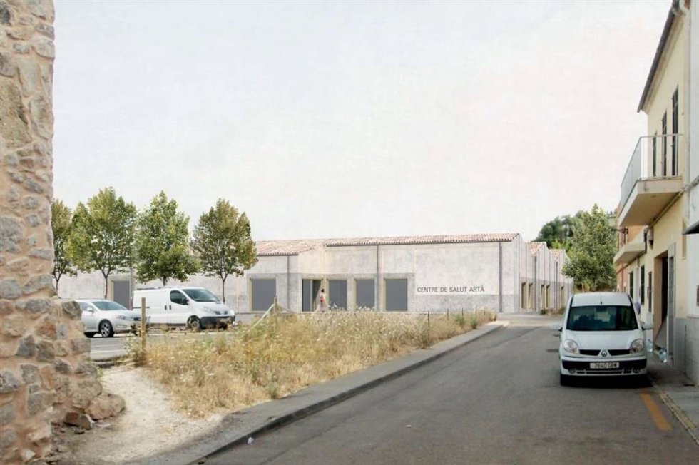 Proyección del futuro centro de salud de Art