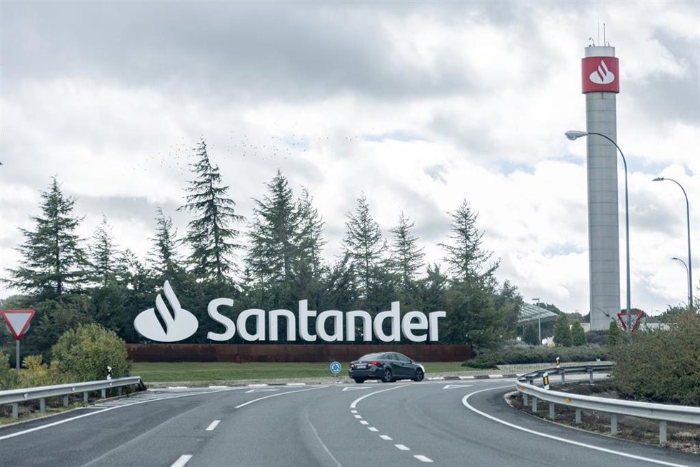 Exteriores de la Ciudad Financiera del Banco Santander, en Boadilla del Monte, a 5 de febrero de 2026, en Boadilla del Monte, Madrid (España).