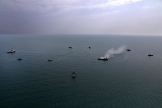 Archivo - Maniobres navals conjuntes de l'Iran i Rússia 