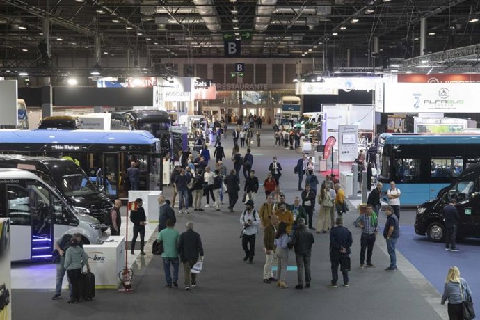 Feria Internacional del Autobús y el Autocar en Ifema Madrid.