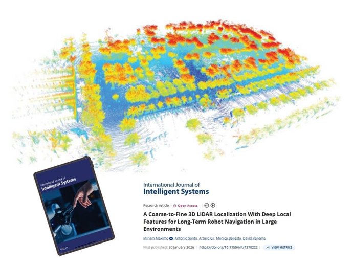 Desarrollan un sistema que permite a robots orientarse con más precisión en espacios abiertos y cambiantes