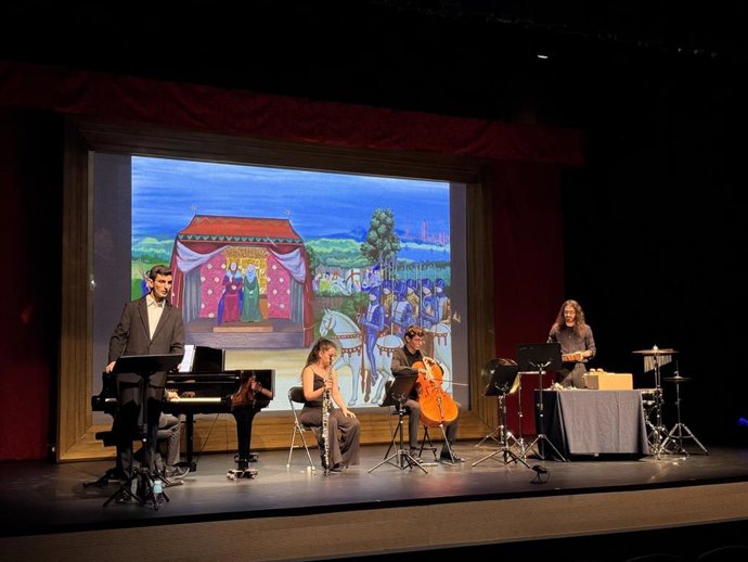 Representación del espectáculo Tirant lo Blanc del Teatre Xesc Forteza.