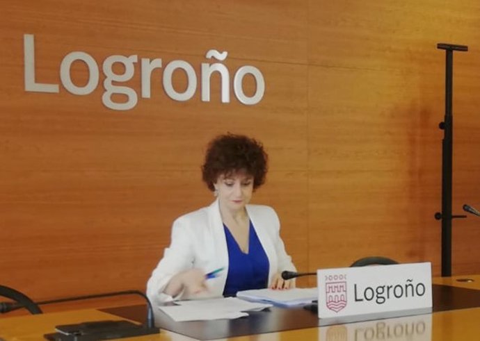 Archivo - La portavoz del equipo de Gobierno del Ayuntamiento de Logroño, Celia Sanz