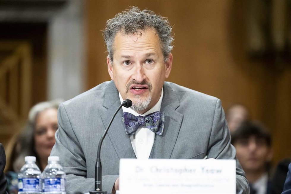 Archivo - El vicesecretario del Departamento de Estado de Estados Unidos sobre Control de Armas y No Proliferación, Christopher Yeaw, en noviembre de 2025 (archivo)