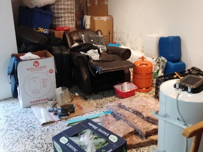 La cocina clandestina no reunía las mínimas condiciones higiénico-sanitarias.
