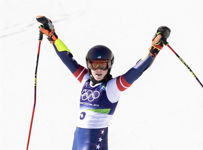 La esquiadora estadounidense Mikaela Shiffrin en los Juegos Olímpicos de Invierno de Milán y Cortina d'Ampezzo 2026