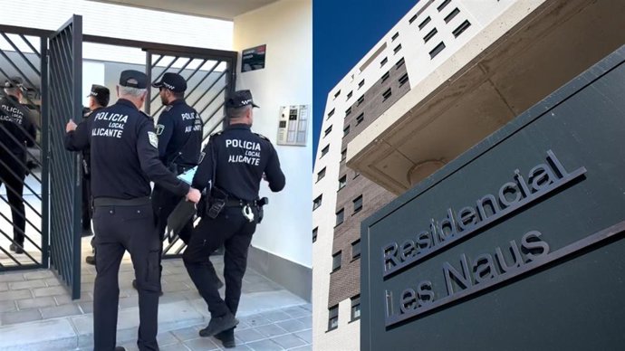 La Policía Local de Alicante entra en Les Naus