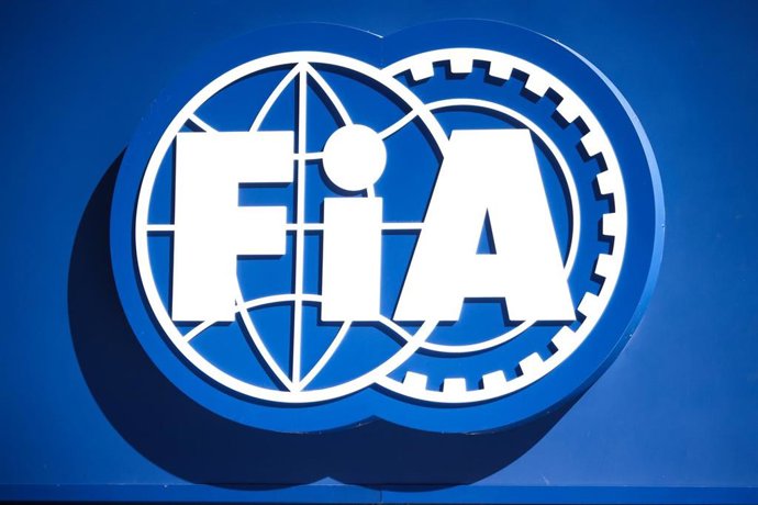 Archivo - Logo de la FIA, en el GP de Mónaco 2025.
