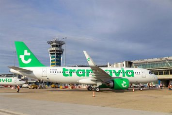 Archivo - La aerolínea low-cost Transavia Francia.
