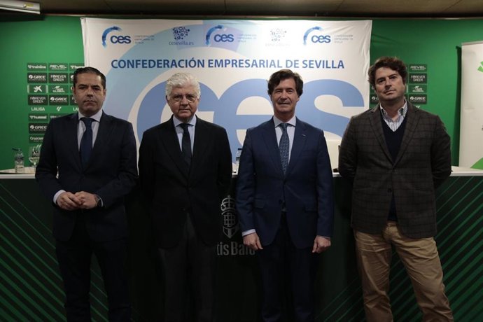 El presidente de la Confederación Empresarial de Sevilla (CES), Miguel Rus.