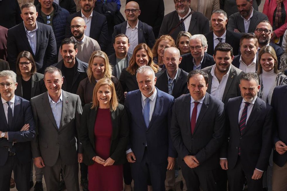 Constitución de la Comisión Mixta para la reconstrucción y recuperación tras los daños provocados en la Comunitat Valenciana por la dana, a 18 de febrero de 2026, en Valencia (España). 