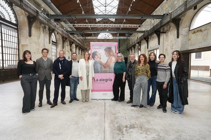Presentación de la obra 'La alegría', de Marilia Samper, que se estrena el 26 de marzo en la Fábrica de Artillería.
