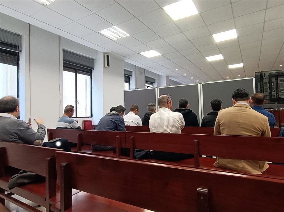 Segunda sesión del juicio contra los acusados de prostituir a menores en Almería.