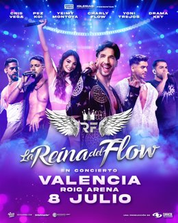 Cartel del show musical de 'La Reina del Flow'
