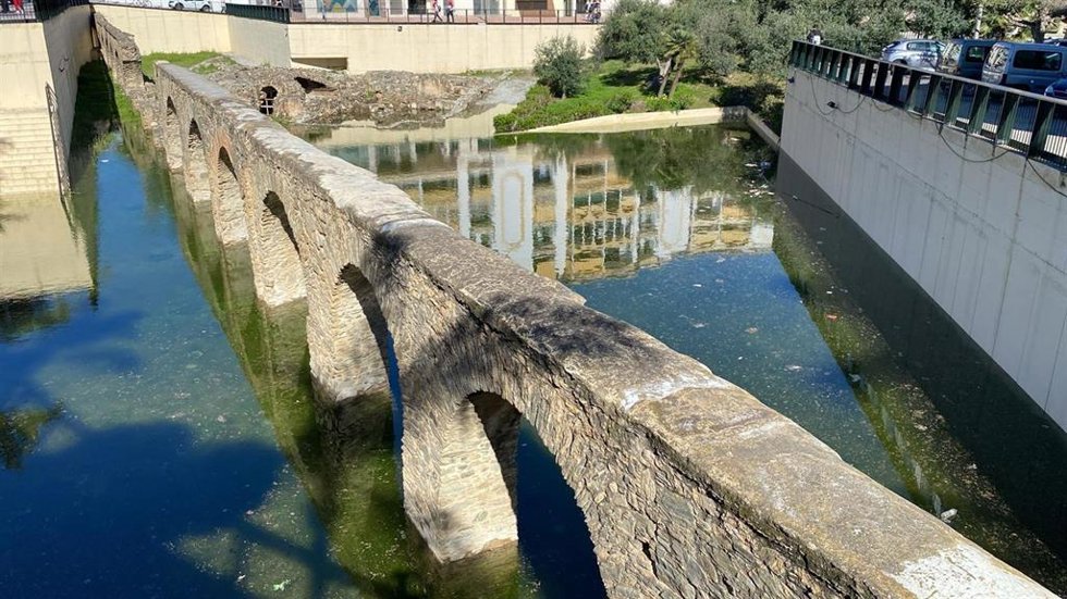 Acueducto y termas romanas tras el temporal