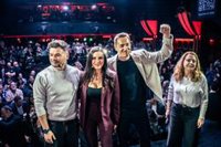 Rufián junto a Emilio Delgado luce poder de convocatoria con su acto sobre el futuro de la izquierda en Madrid