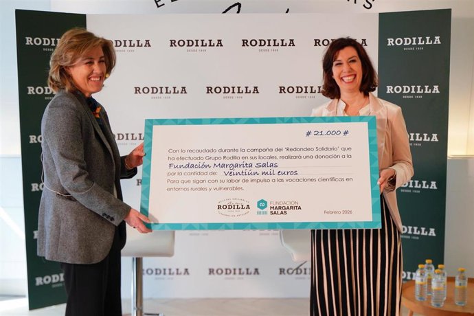 Rodilla recauda más de 20.000 euros para que la Fundación Margarita Salas acerque la ciencia y la educación a los más pequeños