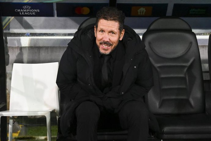 Diego Pablo Simeone, entrenador del Atlético de Madrid.