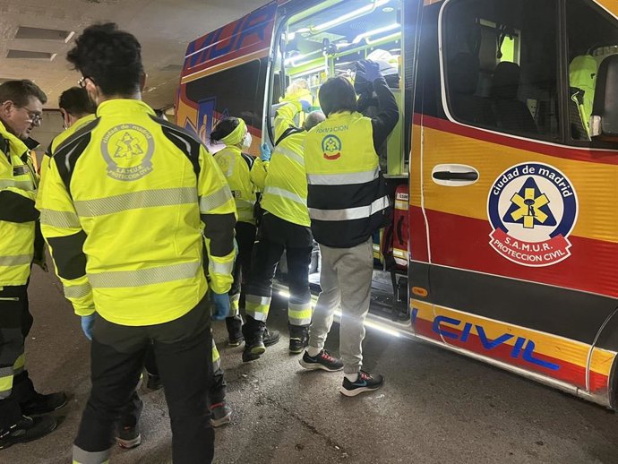 Foto de archivo de una unidad SAMUR 